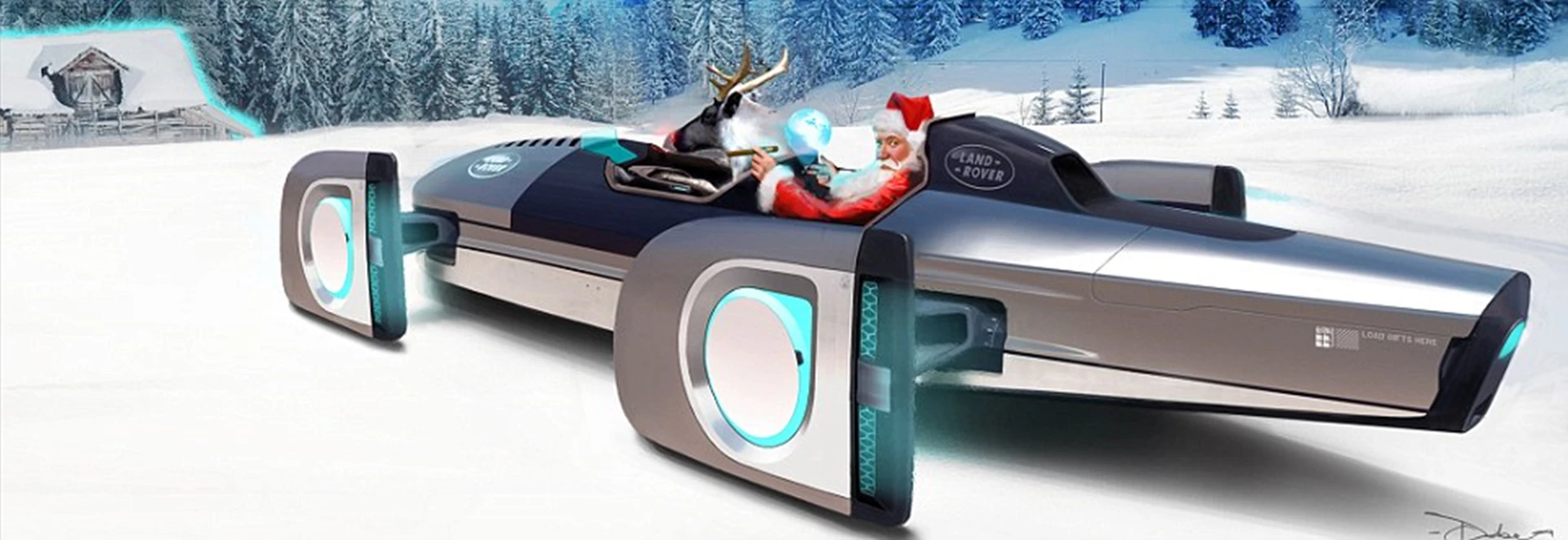 Jaguar Land Rover designs new sleigh for Santa